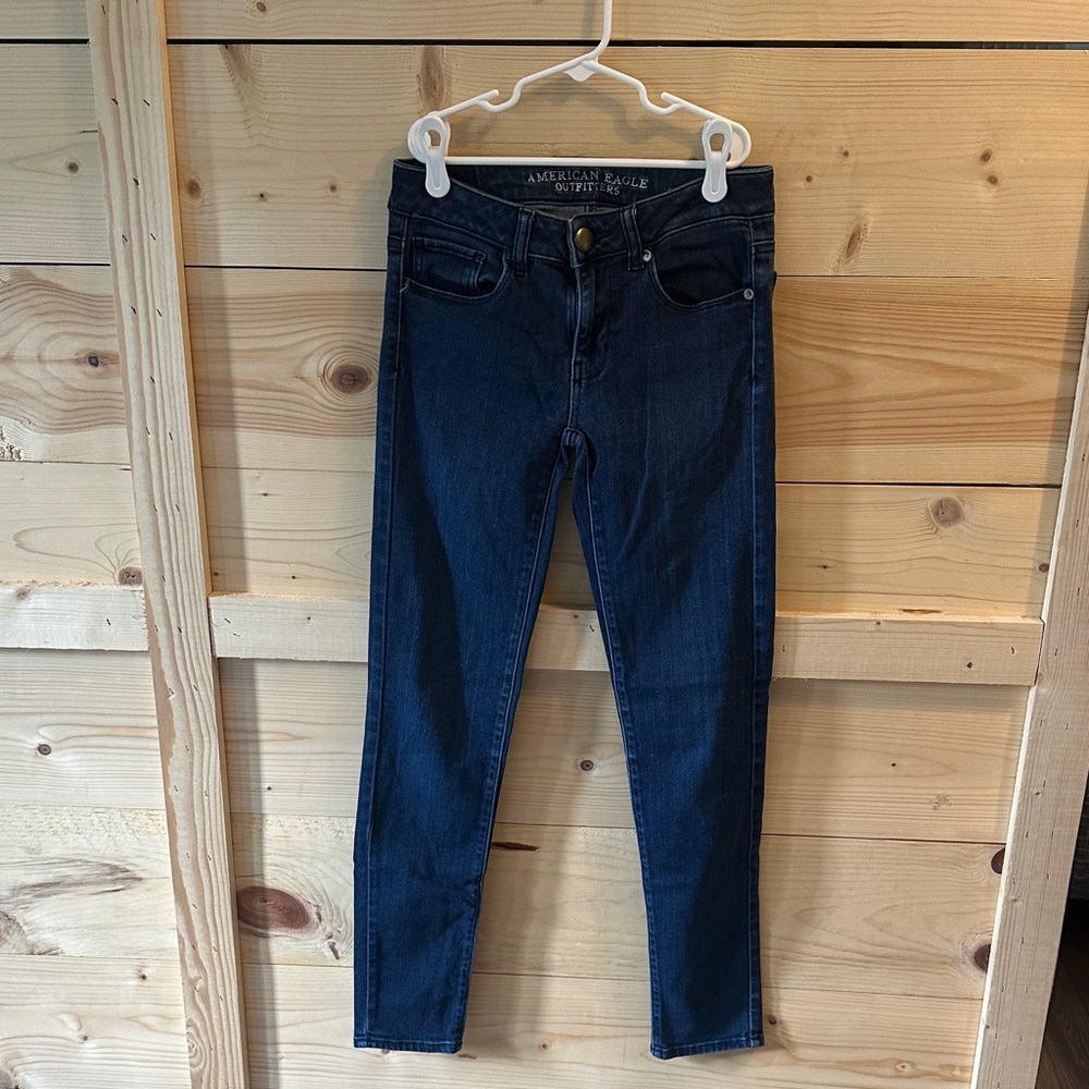 American Eagle Outfitters Women's Navy Skinny Jeans